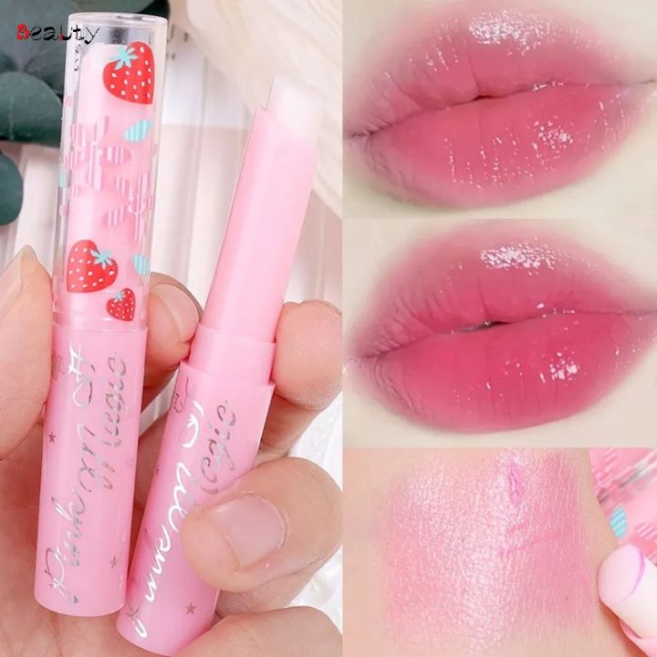 Pink Magic Strawberry Lip Balm – Color Transforming Lip Care