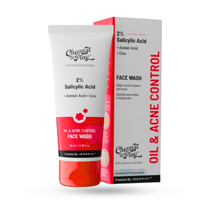 Chemist at Play 2% Salicylic Acid Face Wash – Anti-Acne Cleanser (100ml)